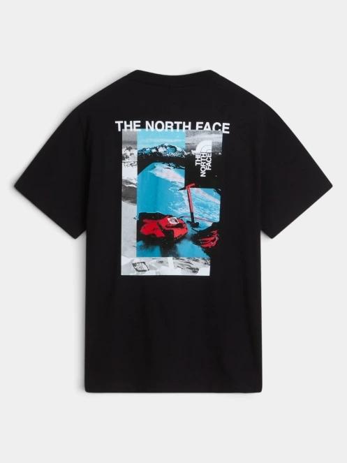 tricou cu maneci scurte pt. barbati The North Face M Apex '75 Collage Relaxed Ss Tee negru 6