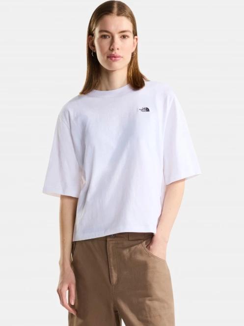 tricou cu maneci scurte pt. femei The North Face W Tnf Essential Simple Dome Boxy Rlx Ss alb 2
