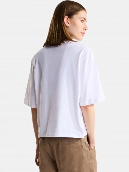 tricou cu maneci scurte pt. femei The North Face W Tnf Essential Simple Dome Boxy Rlx Ss alb 3