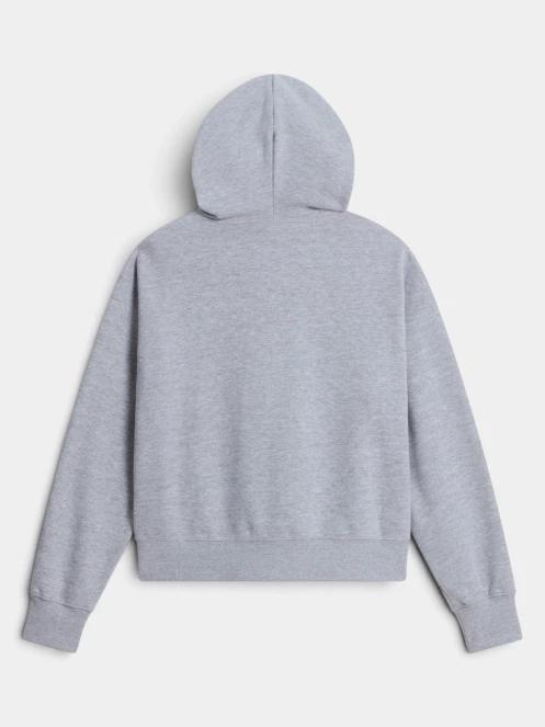 pulover cu gluga pt. femei The North Face W Tnf Essential Simple Dome Boxy Os Hood gri 6