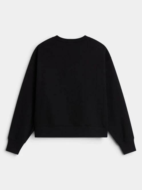 pulover pt. femei The North Face W Tnf Essential Simple Dome Boxy Os Crew negru 6