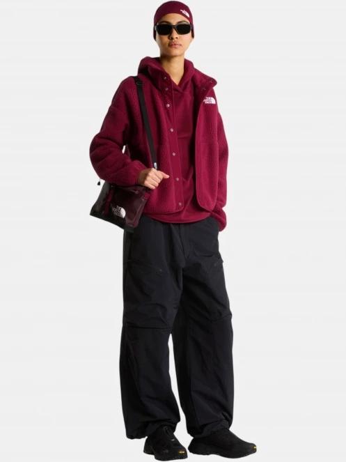 pulover polar pt. femei The North Face W Cragmont Snap Front Fleece Jacket bordo 5