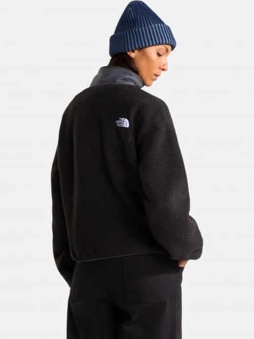 pulover polar pt. femei The North Face W Cragmont Snap 1/2 Fleece Jacket negru 3