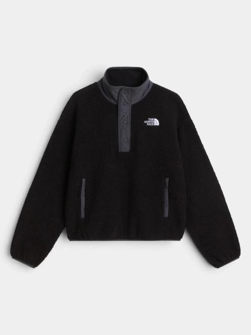 pulover polar pt. femei The North Face W Cragmont Snap 1/2 Fleece Jacket negru 5