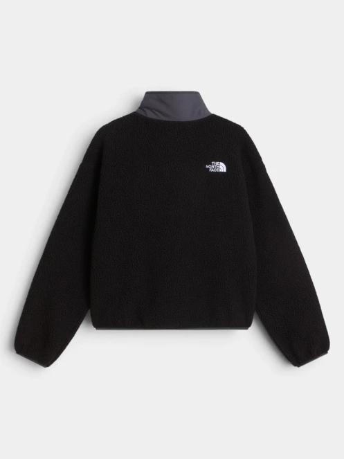 pulover polar pt. femei The North Face W Cragmont Snap 1/2 Fleece Jacket negru 6