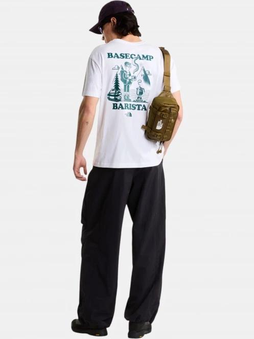 tricou cu maneci scurte pt. barbati The North Face U Basecamp Barista Rlx Ss Tee-Graphic alb 4
