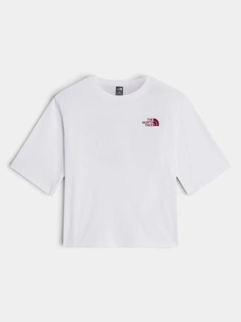 tricou cu maneci scurte pt. femei The North Face W Hike Picnic Boxy Ss Tee-Graphic alb 5