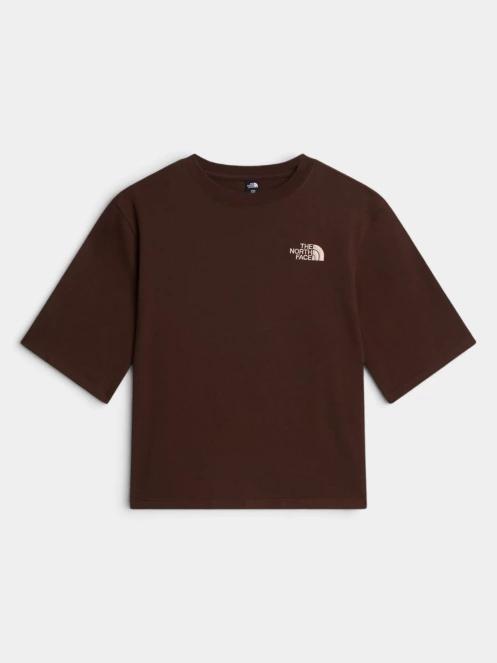 tricou cu maneci scurte pt. femei The North Face W Hike Picnic Boxy Ss Tee-Graphic maro 5