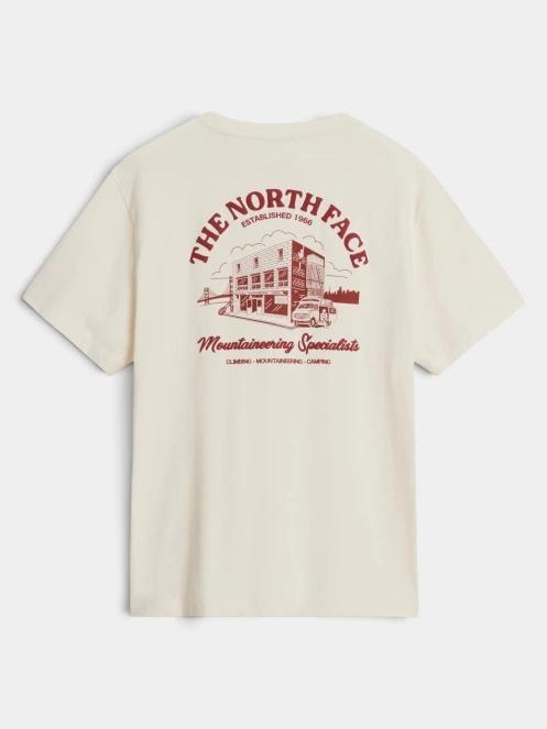 tricou cu maneci scurte pt. barbati The North Face U Og Store Rlx Ss Tee-Graphic alb 6