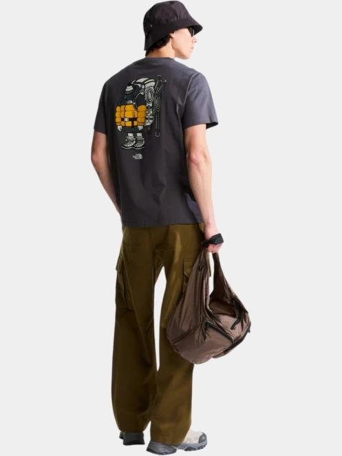 tricou cu maneci scurte pt. barbati The North Face U Gear Up Get Out Rlx Ss Tee-Graphic gri 4