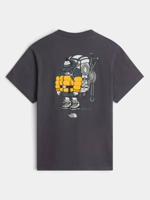 tricou cu maneci scurte pt. barbati The North Face U Gear Up Get Out Rlx Ss Tee-Graphic gri 6