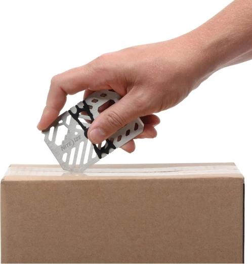 portmoneu si portmanuscris Niteize Financial Tool® Multi Tool Wallet gri 6