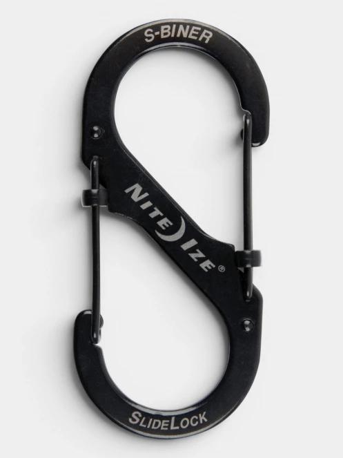carabiniera Niteize S-Biner® SlideLock® Stainless Steel #4 negru 2