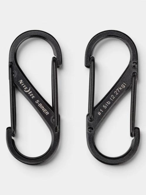 carabiniera Niteize S-Biner® Stainless Steel Dual Carabiner #1 - 2 Pack negru 2