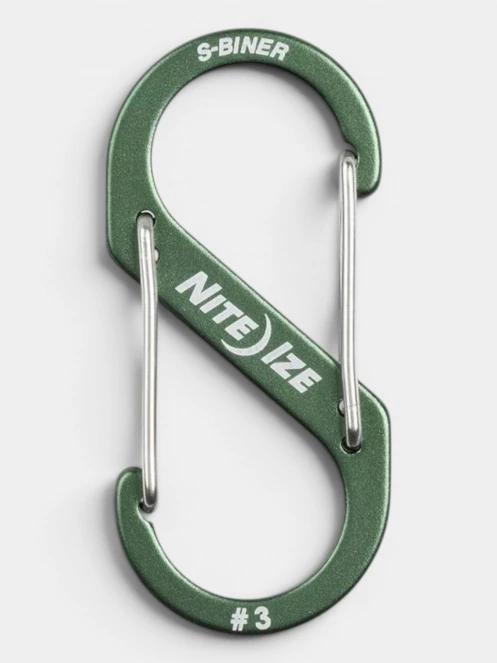 carabiniera Niteize S-Biner® Aluminum Dual Carabiner #3 oliv 4