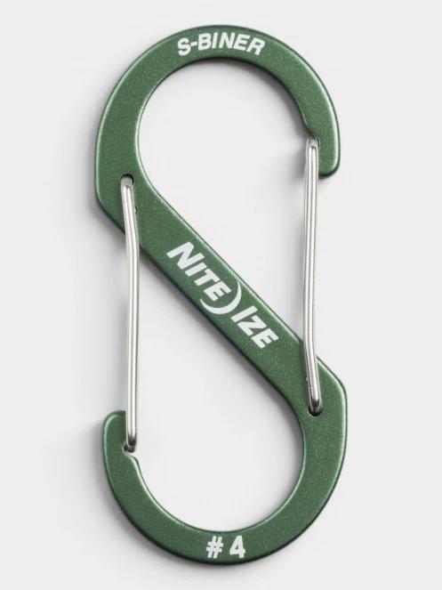 carabiniera Niteize S-Biner® Aluminum Dual Carabiner #4 oliv 2