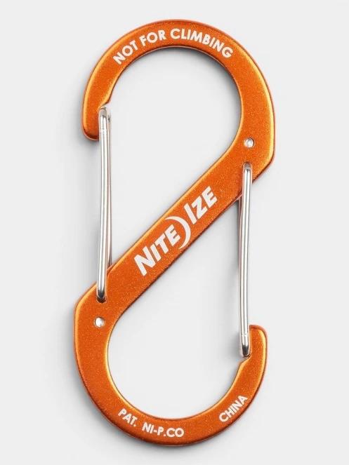 carabiniera Niteize S-Biner® Aluminum Dual Carabiner #4 portocaliu 2