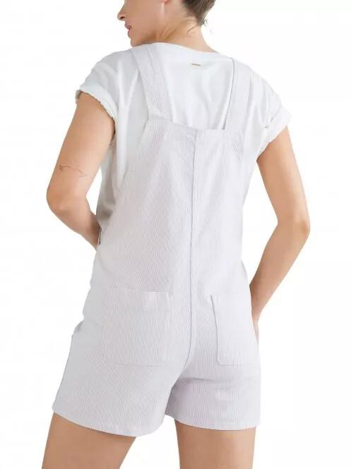pantaloni scurti cu bretele pt. femei O'Neill O'Neill Dungaree alb 3