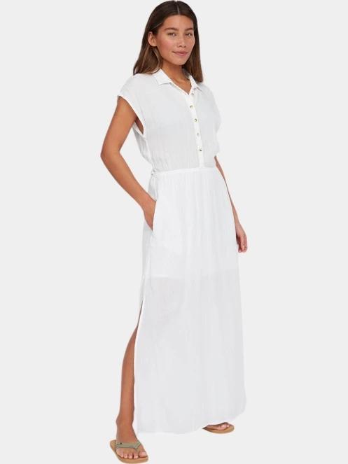 rochie lunga pt. femei O'Neill Lori Maxi Shirt Dress alb 3