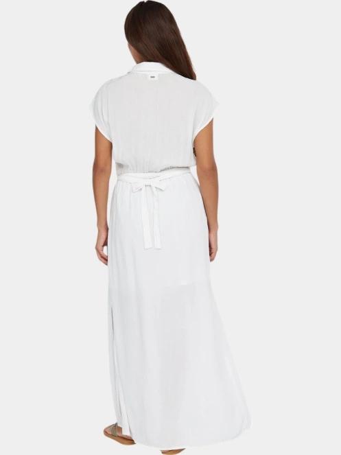 rochie lunga pt. femei O'Neill Lori Maxi Shirt Dress alb 4