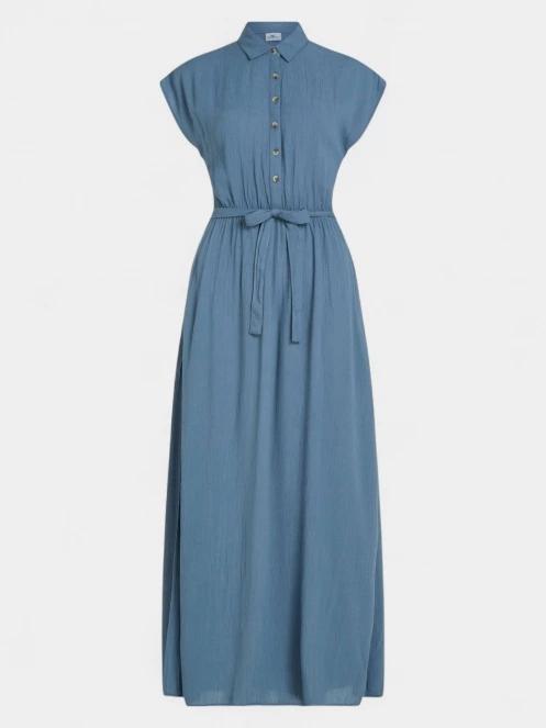 rochie lunga pt. femei O'Neill Lori Maxi Shirt Dress albastru 6