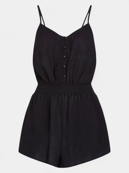 salopete pt. femei O'Neill Thin Strap Buttoned Romper negru 7