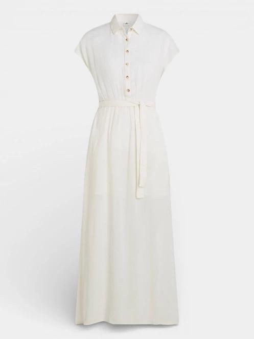 rochie camasa pt. femei O'Neill Lori Maxi Shirt Dress alb 6