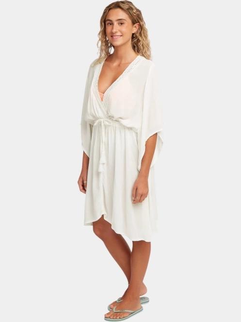 rochie de plaja pt. femei O'Neill Essentials Tokeena Cover Up alb 4