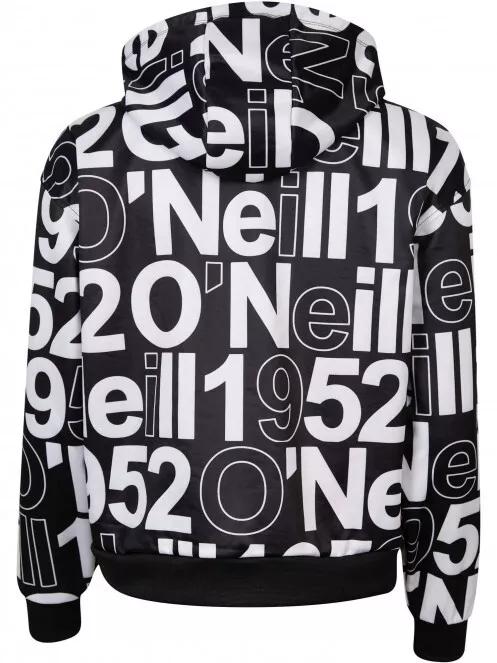 pulover cu gluga pt. femei O'Neill Rutile Aop Hooded Fleece negru 5