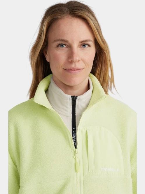 pulover polar pt. femei O'Neill O'Neill TRVLR Series High Pile Fz Fleece verde 5