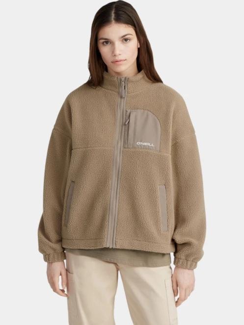 pulover polar pt. femei O'Neill O'Neill TRVLR Series High Pile Fz Fleece maro 2