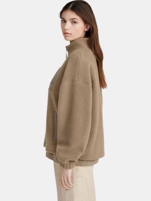 pulover polar pt. femei O'Neill O'Neill TRVLR Series High Pile Fz Fleece maro 4