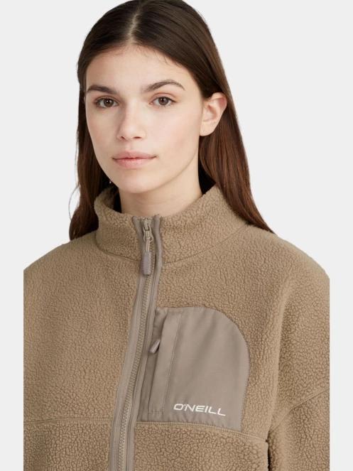 pulover polar pt. femei O'Neill O'Neill TRVLR Series High Pile Fz Fleece maro 5