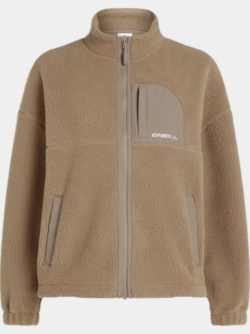 pulover polar pt. femei O'Neill O'Neill TRVLR Series High Pile Fz Fleece maro 7