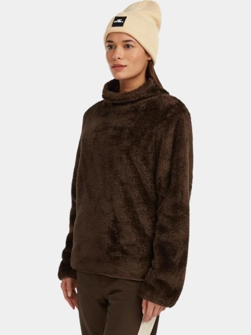 pulover polar pt. femei O'Neill FWC'Cruz Fuzzy Fleece maro 3