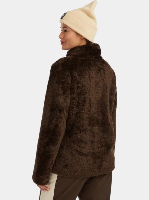 pulover polar pt. femei O'Neill FWC'Cruz Fuzzy Fleece maro 4
