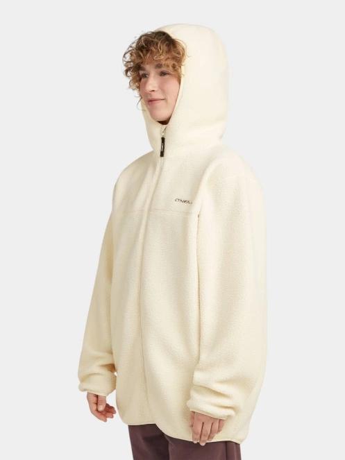 pulover polar pt. femei O'Neill O'Neill Must-Have Long Fz High Pile Fleece alb 3