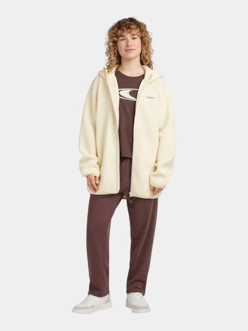 pulover polar pt. femei O'Neill O'Neill Must-Have Long Fz High Pile Fleece alb 5