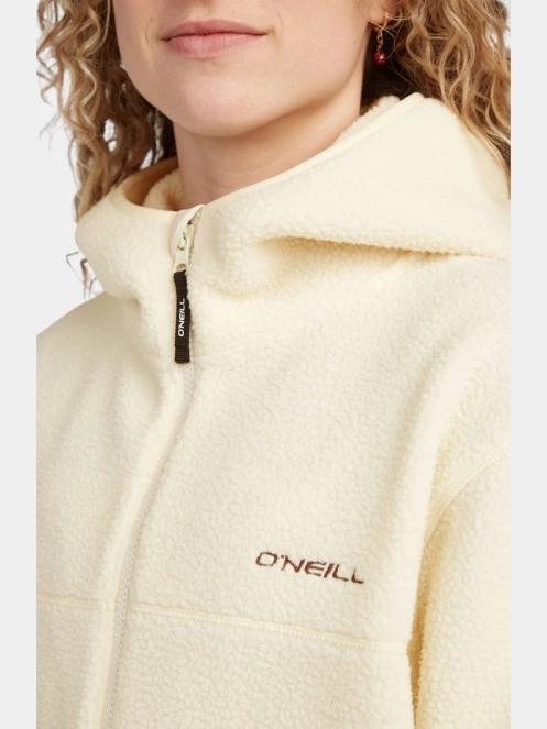 pulover polar pt. femei O'Neill O'Neill Must-Have Long Fz High Pile Fleece alb 6