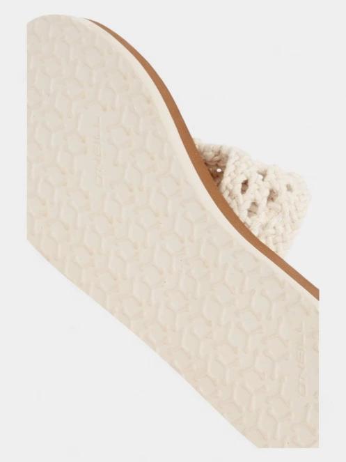 papuci flip flop pt. femei O'Neill Ditsy Crochet Sandals alb 5