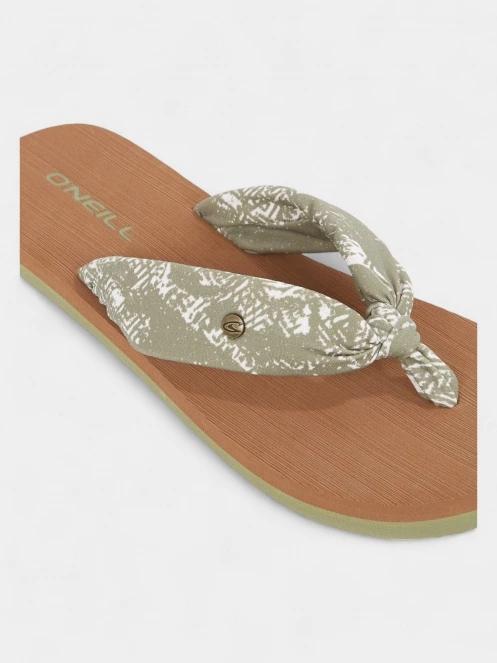 papuci flip flop pt. femei O'Neill Ditsy Sun Sandals verde 4