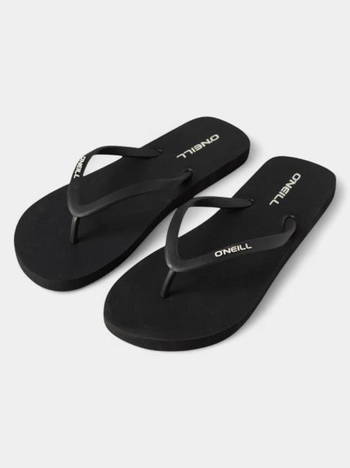 papuci flip flop pt. femei O'Neill Profile Small Logo Sandals negru 2