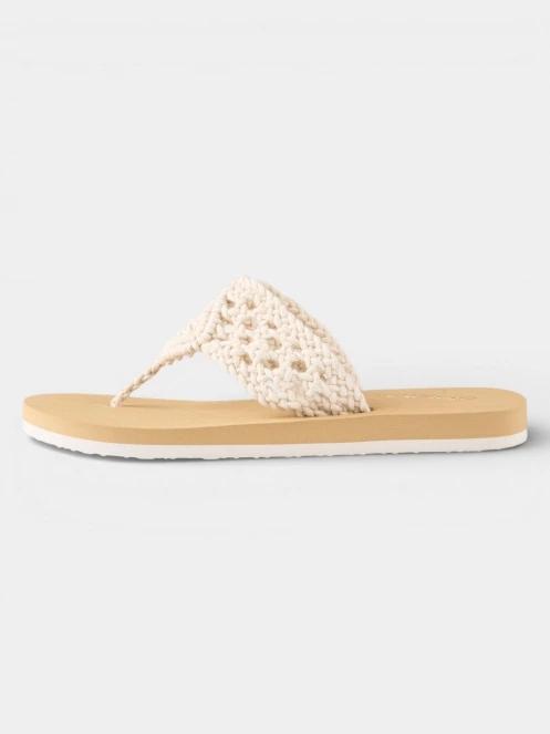 papuci flip flop pt. femei O'Neill Ditsy Crochet Sandals alb 3