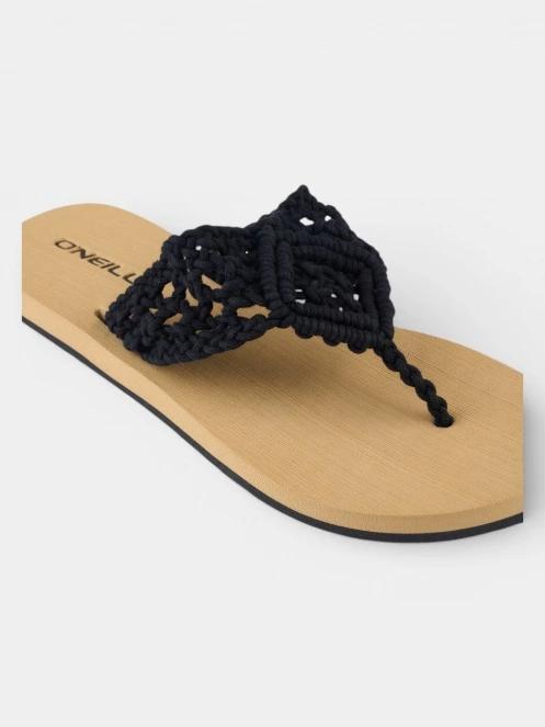 papuci flip flop pt. femei O'Neill Ditsy Crochet Sandals negru 2