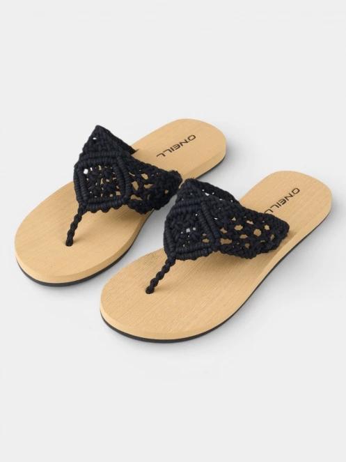 papuci flip flop pt. femei O'Neill Ditsy Crochet Sandals negru 4