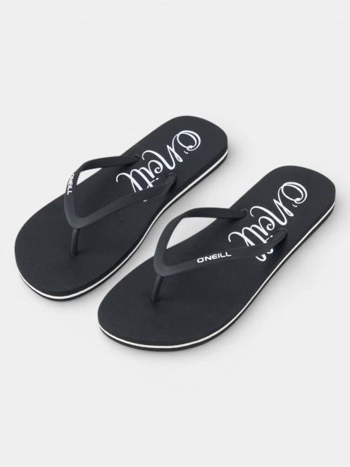 papuci flip flop pt. femei O'Neill Profile Logo Sandals negru 4