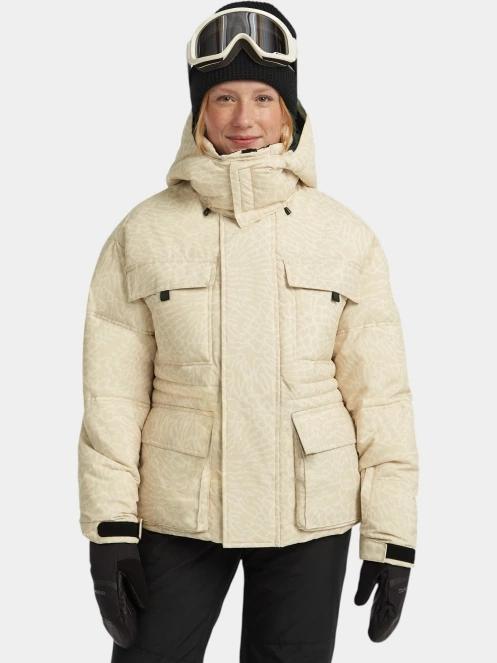 geaca de schi pt. femei O'Neill FWC'Cruz Hybrid Snow Jacket nisip 2