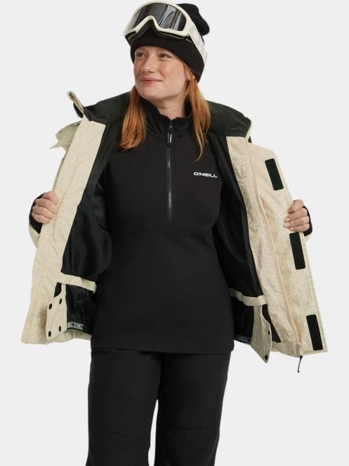 geaca de schi pt. femei O'Neill FWC'Cruz Hybrid Snow Jacket nisip 6