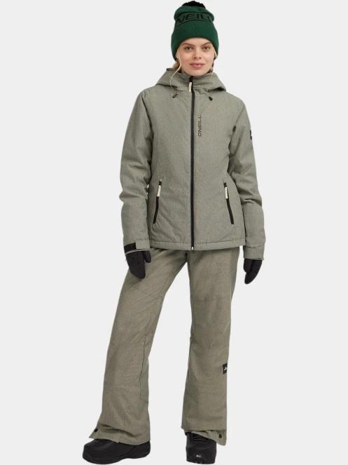 geaca de schi pt. femei O'Neill FWC'Cruz Melange Snow Jacket oliv 5