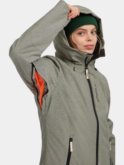 geaca de schi pt. femei O'Neill FWC'Cruz Melange Snow Jacket oliv 8
